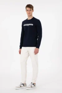 US Polo Assn. Men Cream Sweatpants