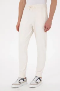 US Polo Assn. Men Cream Sweatpants - Image 2