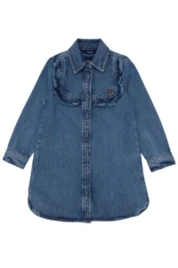 US Polo Assn. Girls' Blue Jeans Dress