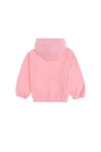 US Polo Assn. Girls' Powder Pink Hooded Sweatshirt - Image 2