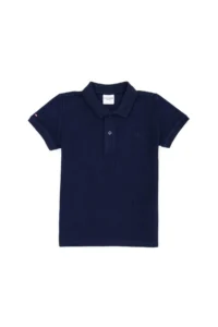 US Polo Assn. Boys' Navy Blue Basic Polo Shirt Collar T-Shirt - Image 4