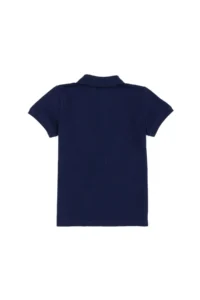 US Polo Assn. Boys' Navy Blue Basic Polo Shirt Collar T-Shirt - Image 5