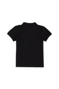 US Polo Assn. Boys' Black Basic Polo Shirt Collar T-Shirt - Image 6