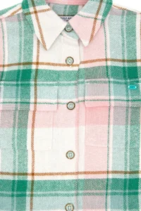 US Polo Assn. Girls' Salmon Long Sleeve Shirt - Image 3