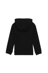 US Polo Assn. Girls' Black Hooded Basic Sweatshirt - Image 2