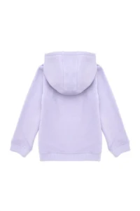 US Polo Assn. Girls' Lilac Hooded Basic Sweatshirt - Image 3