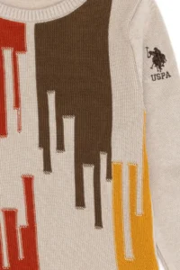 US Polo Assn. Boys' Stone Crew Neck Sweater - Image 3