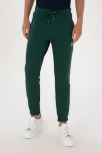 US Polo Assn. Men Dark Green Sweatpants - Image 2