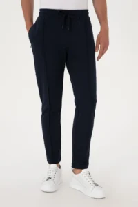 US Polo Assn. Men Navy Blue Sweatpants - Image 2