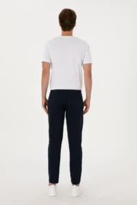 US Polo Assn. Men Navy Blue Sweatpants - Image 4