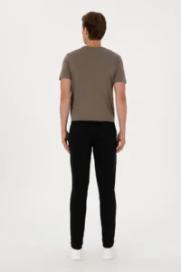 US Polo Assn. Men Black Sweatpants - Image 4