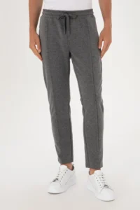 US Polo Assn. Men Anthracite Melanj Sweatpants - Image 2