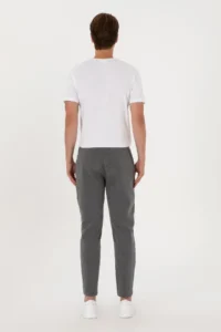 US Polo Assn. Men Anthracite Melanj Sweatpants - Image 4