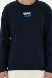 US Polo Assn. Men comfort Fit Crew Neck Navy Blue Sweatshirt - Image 6