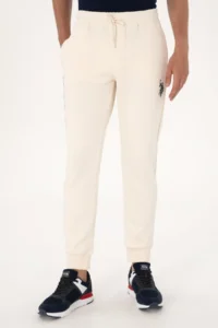 US Polo Assn. Men Cream Sweatpants - Image 2