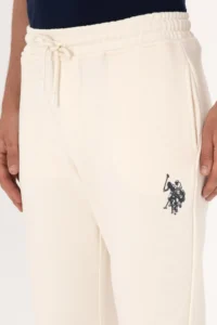 US Polo Assn. Men Cream Sweatpants - Image 5