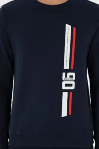 US Polo Assn. Men Regular Fit Crew Neck Navy Blue Sweatshirt - Image 6
