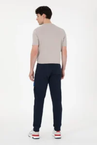 US Polo Assn. Men Navy Blue Sweatpants - Image 4