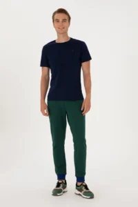 US Polo Assn. Men Dark Green Sweatpants - Image 3