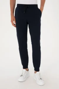 US Polo Assn. Men Navy Blue Sweatpants - Image 2