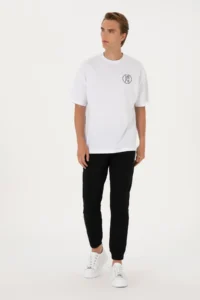 US Polo Assn. Men Black Sweatpants