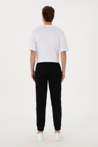 US Polo Assn. Men Black Sweatpants - Image 4