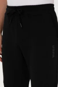 US Polo Assn. Men Black Sweatpants - Image 5