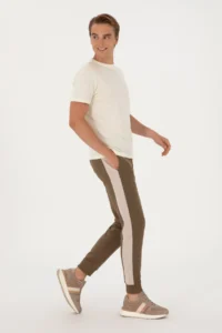 US Polo Assn. Men Khaki Sweatpants - Image 3