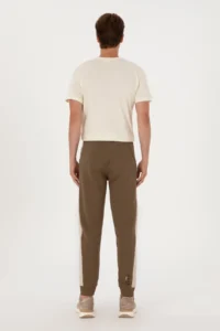 US Polo Assn. Men Khaki Sweatpants - Image 4