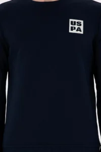 US Polo Assn. Men Regular Fit Crew Neck Navy Blue Sweatshirt - Image 6