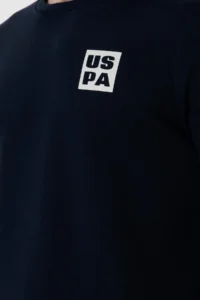 US Polo Assn. Men Regular Fit Crew Neck Navy Blue Sweatshirt - Image 7