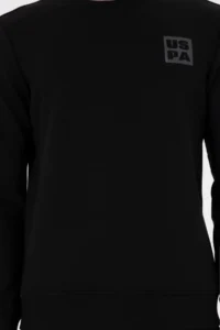 US Polo Assn. Men Regular Fit Crew Neck Black Sweatshirt - Image 6