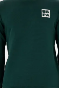 US Polo Assn. Men Regular Fit Crew Neck Dark Green Sweatshirt - Image 6
