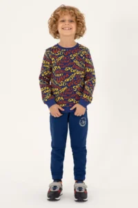 US Polo Assn. Boys' Indigo Crew Neck Sweatshirt - Image 2