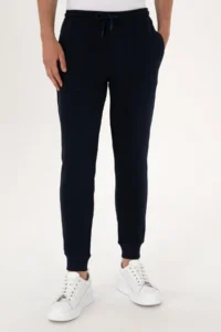 US Polo Assn. Men Navy Blue Sweatpants - Image 2