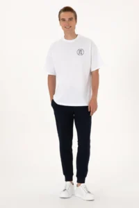 US Polo Assn. Men Navy Blue Sweatpants - Image 3