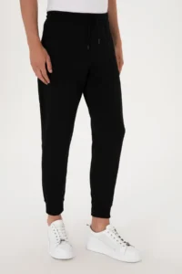 US Polo Assn. Men Black Sweatpants - Image 2