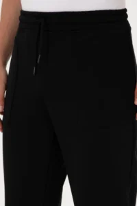 US Polo Assn. Men Black Sweatpants - Image 5