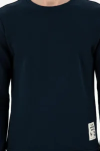 US Polo Assn. Men Regular Fit Crew Neck Navy Blue Sweatshirt - Image 6