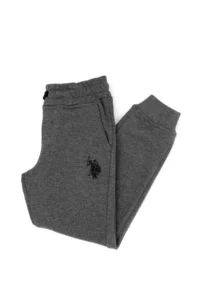 US Polo Assn. Boys' Anthracite Melanj Sweatpants - Image 3
