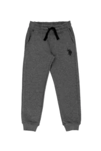 US Polo Assn. Boys' Anthracite Melanj Sweatpants - Image 4