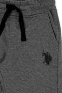 US Polo Assn. Boys' Anthracite Melanj Sweatpants - Image 6