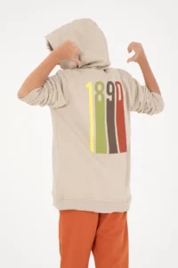 US Polo Assn. Boys' Stone Hooded Sweatshirt - Image 3