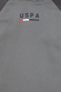 US Polo Assn. Boys' Gray Hooded Sweatshirt - Image 5