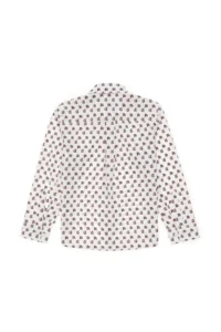 US Polo Assn. Boys' Cream Long Sleeve Shirt - Image 3