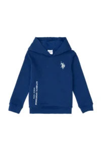 US Polo Assn. Boys' Indigo Hooded Sweatshirt - Image 3