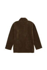 US Polo Assn. Boys' Khaki Zippered Fleece Sweatshirt - Image 2