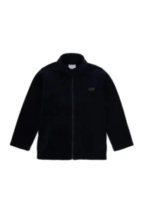 US Polo Assn. Boys' Navy Blue Zippered Fleece Sweatshirt
