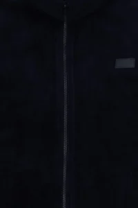 US Polo Assn. Boys' Navy Blue Zippered Fleece Sweatshirt - Image 3