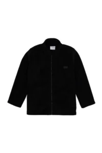 US Polo Assn. Boys' Black Zippered Fleece Sweatshirt